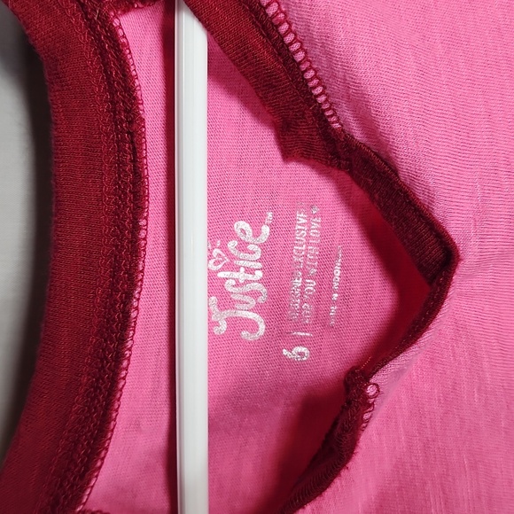 Justice "Be Amazing" T shirt Girls Size 6 - Picture 3 of 4